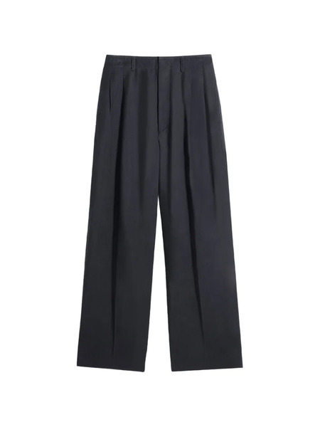  Lemaire Pleated Trousers - Black 