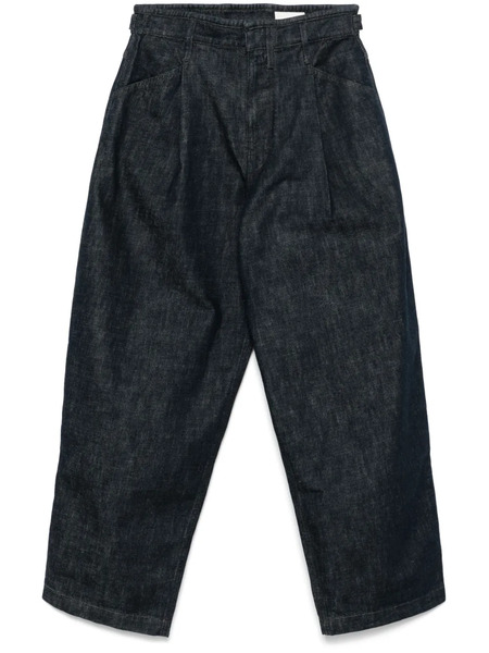  Lemaire Pleated Workwear Jeans - Blue 