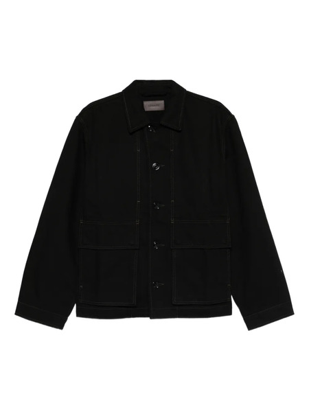  Lemaire Pocket Button Overshirt - Black 