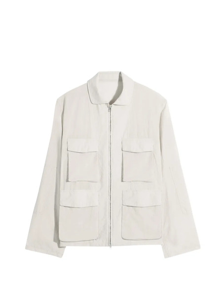  Lemaire Pocket Zip Jacket - Neutrals 