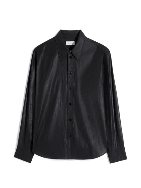  Lemaire Pointed-collar Shirt - Black 