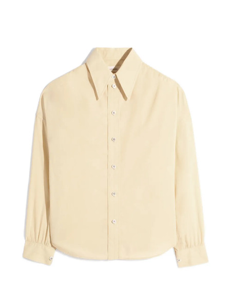  Lemaire Pointed-collar Shirt - Neutrals 