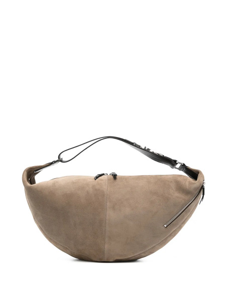  Lemaire Quiver Suede Shoulder Bag - Neutrals 