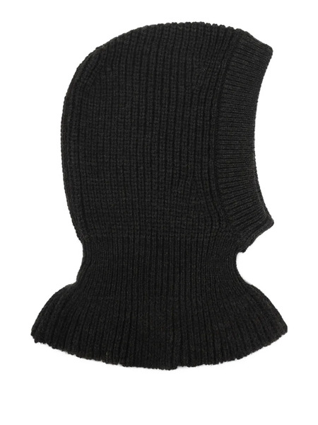  Lemaire Ribbed Balaclava - Black 