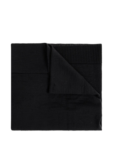  Lemaire Ribbed Scarf - Black 