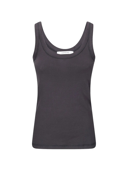  Lemaire Ribbed Tank Top - Blue 