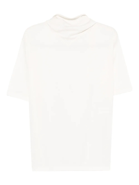  Lemaire Roll-neck Short-sleeve T-shirt - Neutrals 