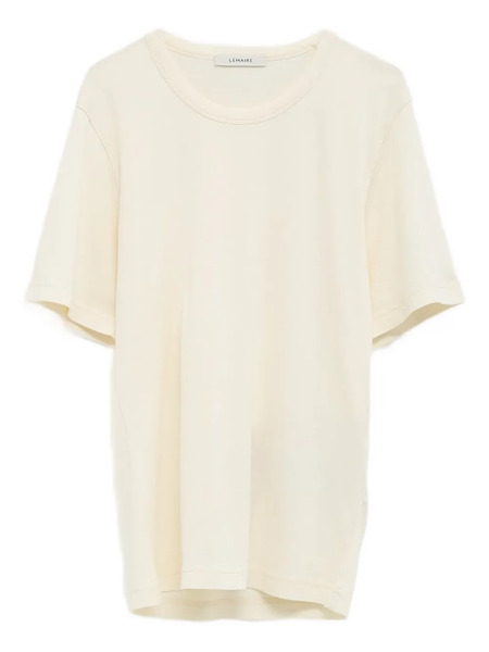  Lemaire Round-neck Short-sleeve Top - Neutrals 