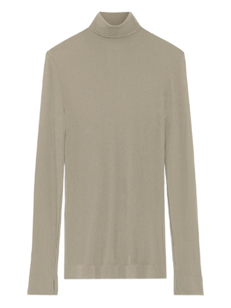  Lemaire Seamless Turtleneck Top - Green 