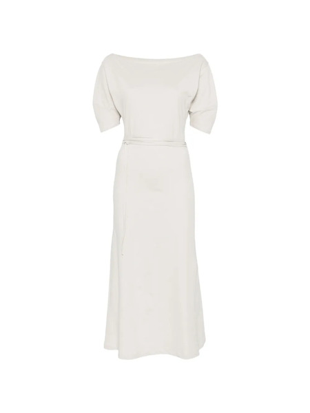  Lemaire Short-sleeve Midi Dress - Neutrals 