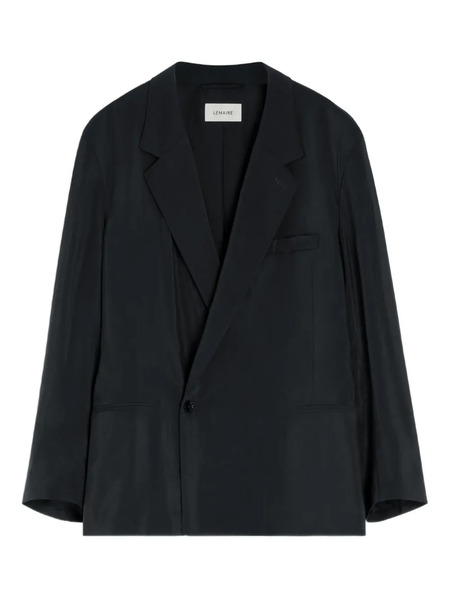  Lemaire Single-breasted Blazer - Black 