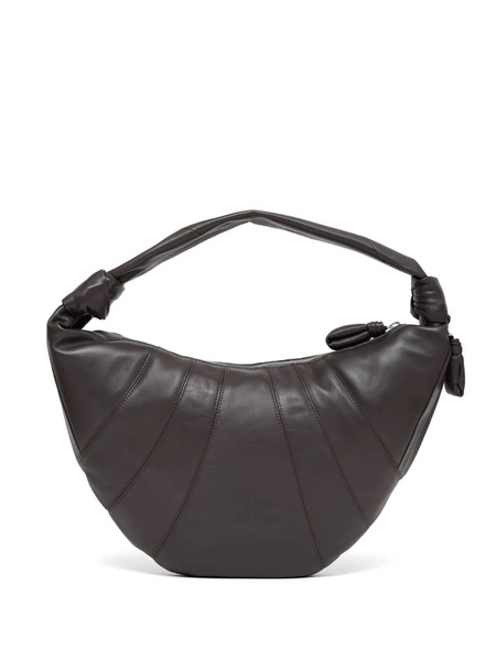  Lemaire Small Fortune Croissant Shoulder Bag - Brown 