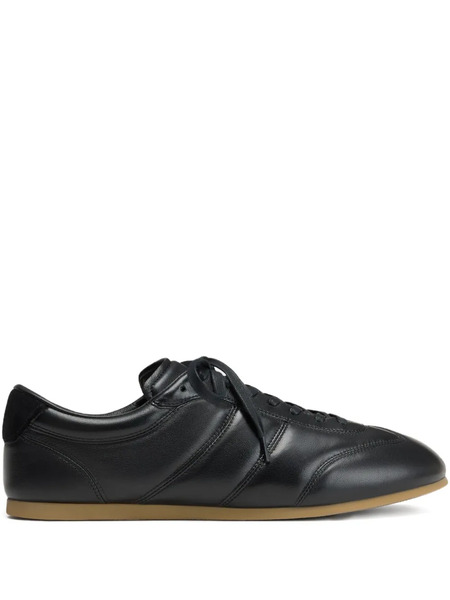  Lemaire Soft Runner Leather Sneakers - Black 