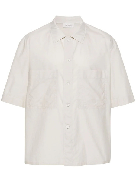  Lemaire Spread-collar Shirt - Neutrals 