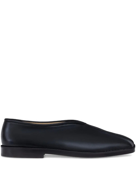  Lemaire Square-toe Slippers - Black 