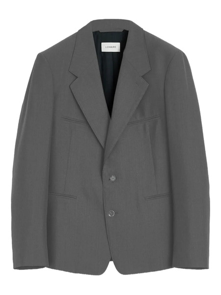  Lemaire Tailored Buttoned Jacket - Grey 