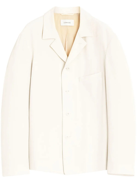  Lemaire Tailored Shirt Jacket - Neutrals 