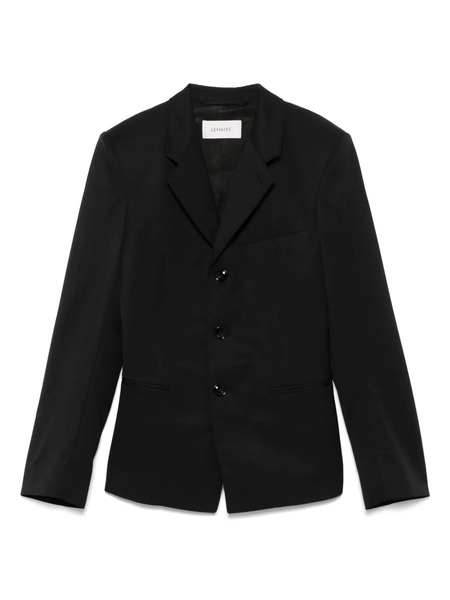  Lemaire Tailored Single-breasted Blazer - Black 