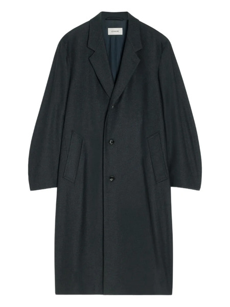  Lemaire Tailored Single-breasted Coat - Black 