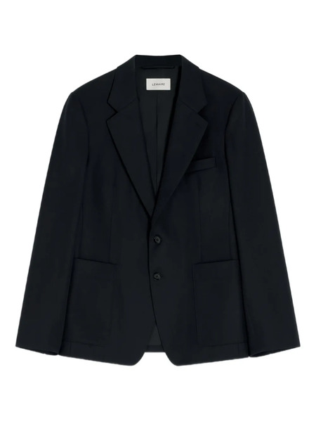  Lemaire Tailored Wool Blazer - Black 