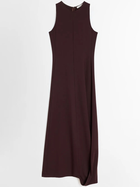  Lemaire Twisted-hem Midi Dress - Red 