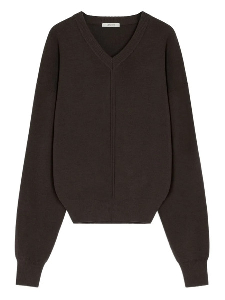  Lemaire V-neck Sweater - Brown 
