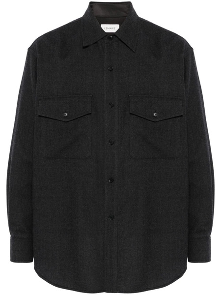  Lemaire Virgin-wool Shirt - Grey 