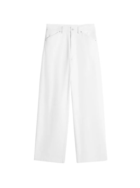  Lemaire Wide-leg Jeans - White 