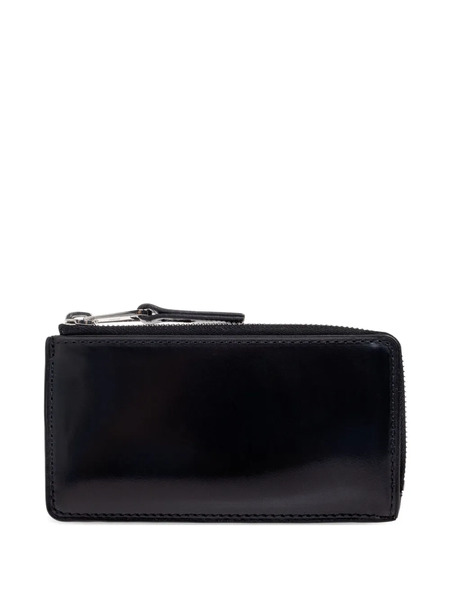  Lemaire Zip-top Leather Wallet - Black 
