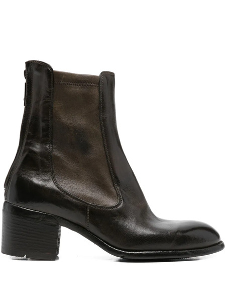  Lemargo 55mm Leather Boots - Green 