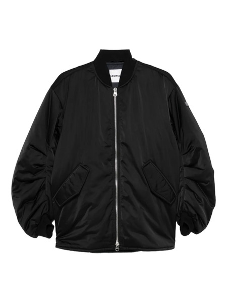 Lempelius Puffed-sleeve Bomber Jacket - Black 
