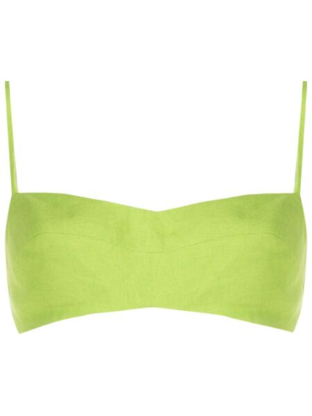  Lenny Niemeyer Elasticated-strap Crop Top - Green 