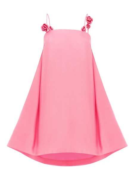  Leo Lin Fiona Rose-straps Mini Dress - Pink 