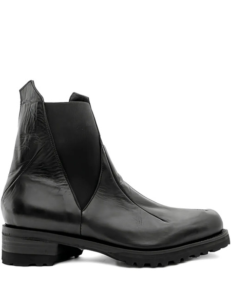  Leon Emanuel Blanck Distortion Pointed Chelsea Boots - Black 