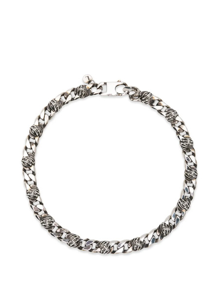  Leonardo Valentini Studs Chain Necklace - Silver 