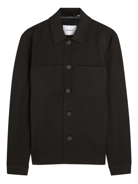  Les Deux Button Patch-pocket Jacket - Black 