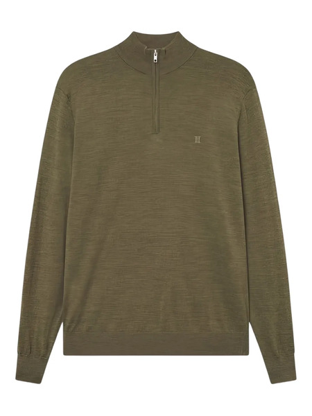  Les Deux Greyson Half-zip Jumper - Green 