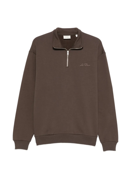  Les Deux Half-zip Sweatshirt - Brown 