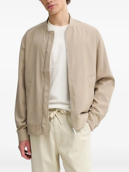  Les Deux Zip-fastening Bomber Jacket - Neutrals 