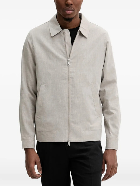  Les Deux Zip-front Collared Jacket - Neutrals 