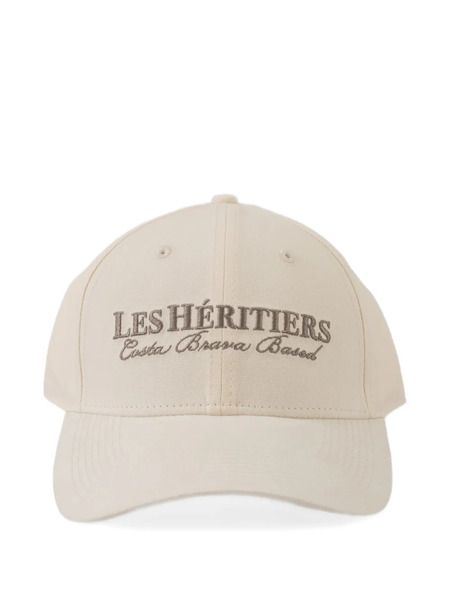  Les Héritiers Logo-embroidery Baseball Cap - Neutrals 