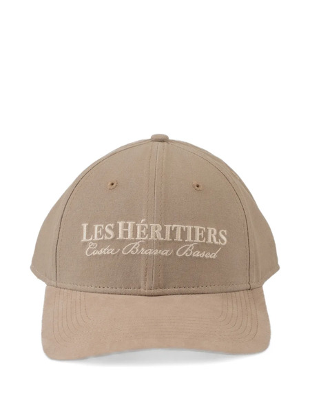  Les Héritiers Logo-embroidery Baseball Cap - Neutrals 