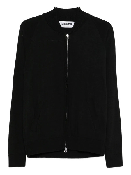  Les Hommes Wool Cardigan - Black 