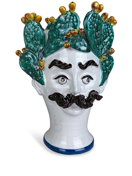  Les-ottomans Cacti Ceramic Vase - White 