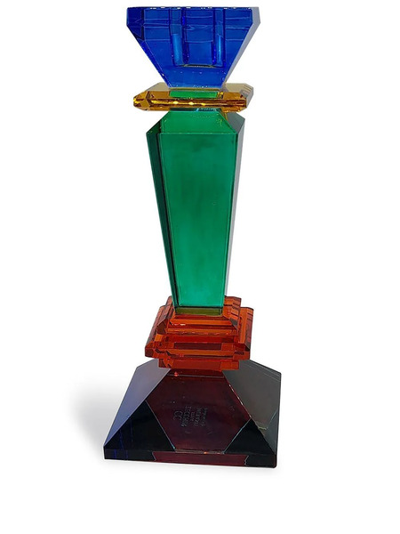  Les-ottomans Crystal Candle Holder - Green 