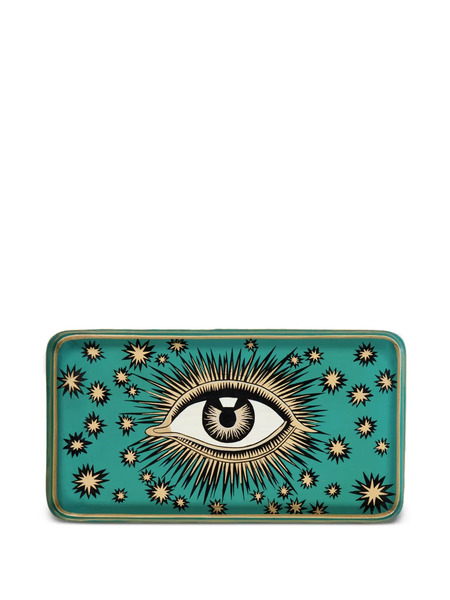  Les-ottomans Eye Star-motif Tray - Green 