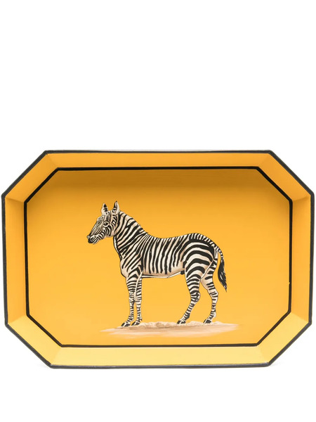  Les-ottomans Hand-painted Tray (43cm X 30cm) - Yellow 