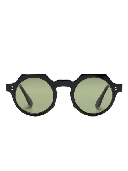  Lesca Buzz Round-frame Sunglasses - Black 