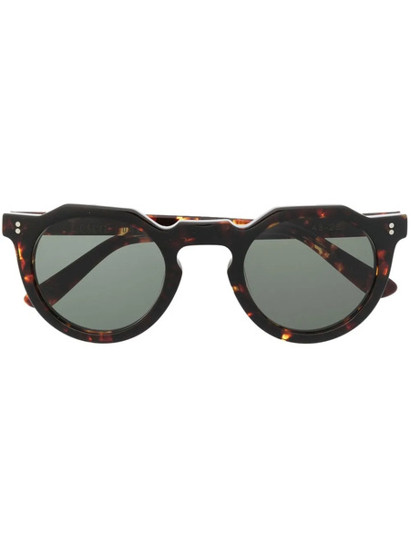  Lesca Pica Tortoiseshell Sunglasses - Brown 