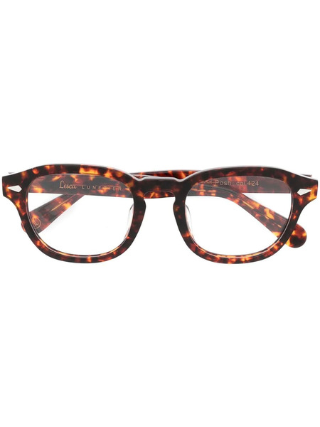 Lesca Posh Xl Square Sunglasses - Red 